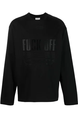 VTMNTS Playera con logo afelpado