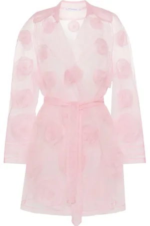Viktor & Rolf Abrigo de tul con aplique de rosa