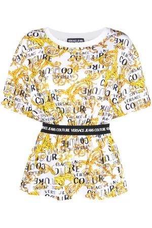 VERSACE Playera con logo estampado