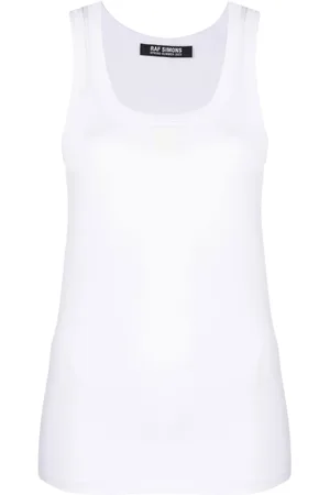 RAF SIMONS Camiseta con parche del logo