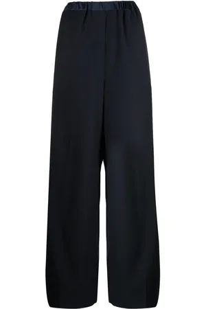 SYSTEM Pantalones palazzo con tiro alto