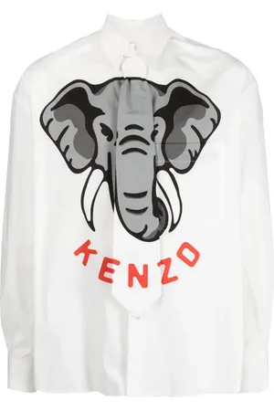 Kenzo Camisa con estampado Elephant