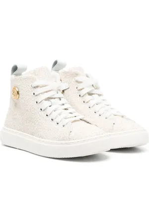 Balmain Tenis altos con parche del logo