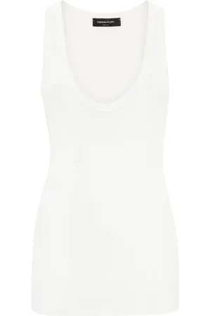 Fabiana Filippi Camiseta de tejido fino de canalé