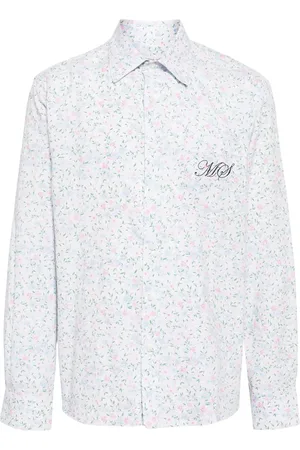 Marine Serre Camisa con estampado floral