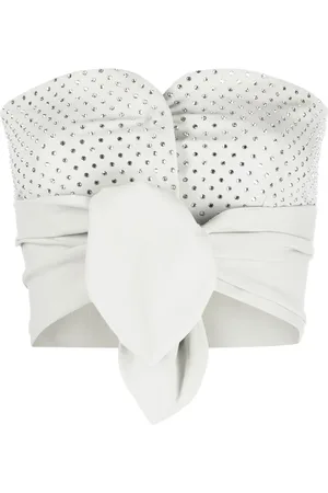 Serafini Top strapless con paneles