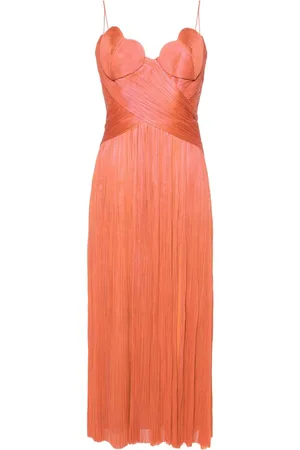MARIA LUCIA HOHAN Vestido midi de seda Rovena