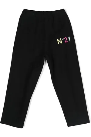 Nº21 Pantalones con logo estampado