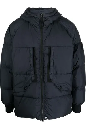 Stone Island Plumífero con parche Compass