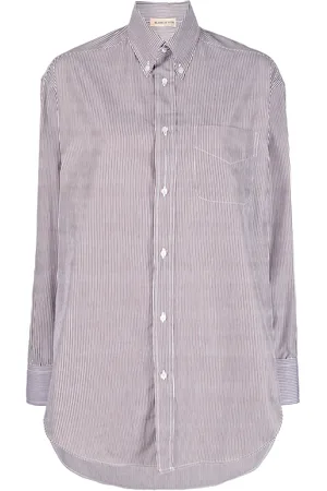 BLANCA Camisa oversize con rayas estampadas