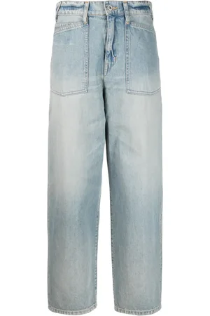 Kenzo Jeans capri con diseño ancho