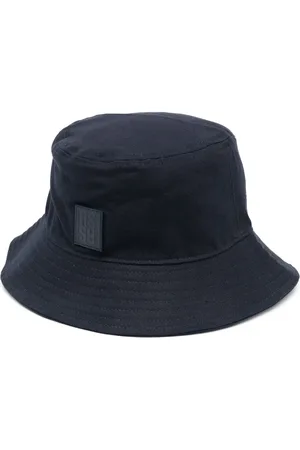 RAF SIMONS Gorro de pescador con parche del logo