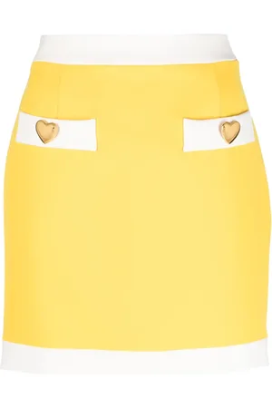 Moschino Falda corta con detalle de botones