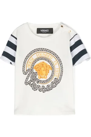 VERSACE Playera con logo estampado