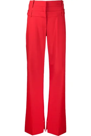 DAVID KOMA Pantalones anchos con doble pretina