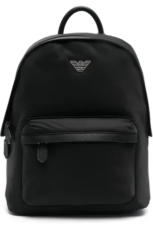 Emporio Armani Mochila con placa del logo