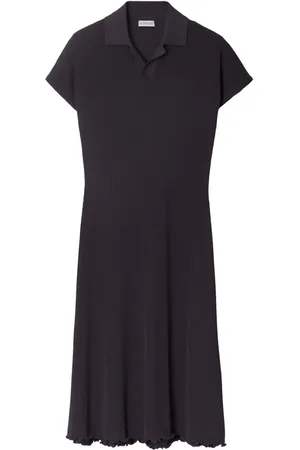 Burberry Vestido midi estilo playera tipo polo