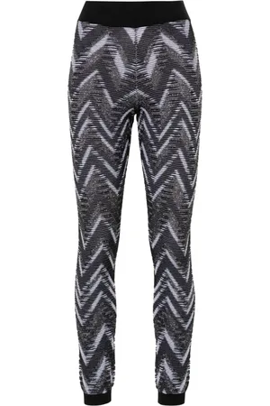 Missoni Leggins entretejido en zigzag
