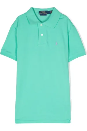Ralph Lauren Playera tipo polo con logo bordado