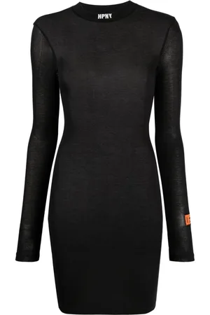 Heron Preston Vestido corto HPNY manga larga