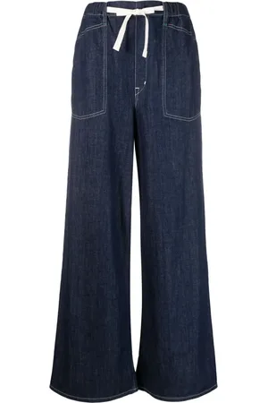 Kenzo Pantalones anchos con parche del logo