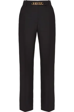 VALENTINO GARAVANI Pantalones Crepe Couture VLogo Chain