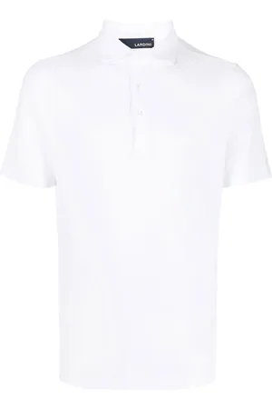 LARDINI Playera tipo polo con cuello italiano
