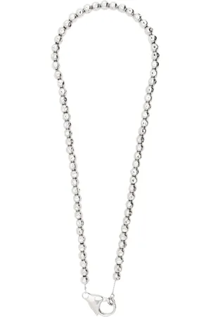 Jil Sander Collar con mostacillas forjadas
