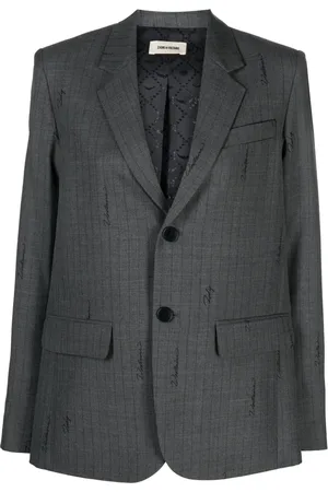 Zadig & Voltaire Blazer con botones y logo estampado