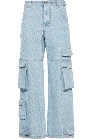 GCDS Jeans con logo estampado