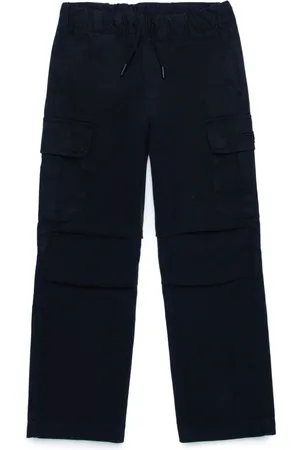 Diesel Pants cargo con logo bordado