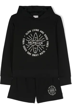 Moncler Set de shorts con logo engomado
