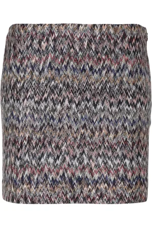 Missoni Falda corta con diseño entretejido en zigzag