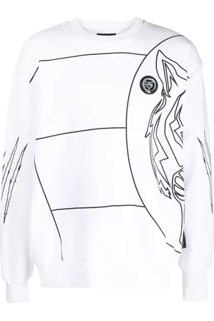 Philipp Plein Sudadera con logo y motivo Tiger