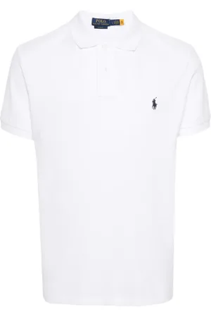 Ralph Lauren Playera tipo polo con logo bordado