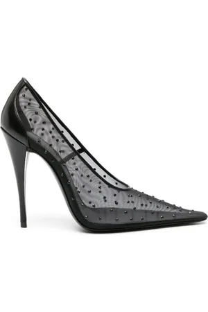 Saint Laurent Zapatillas Anja con tacón de 115mm
