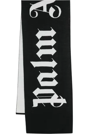 Palm Angels Bufanda con logo en jacquard