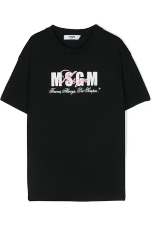Msgm Playera con logo estampado