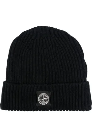 Stone Island Gorro tejido de canalé