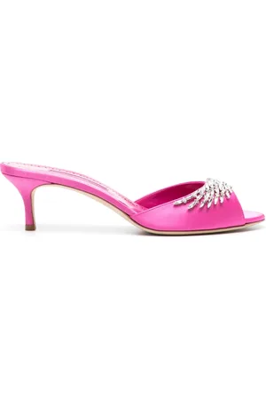 Manolo Blahnik Mules Lumana con tacón de 50mm