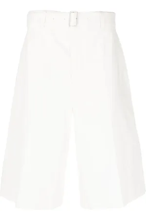 Jil Sander Bermudas con rayas estampadas