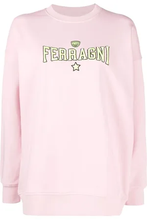 Chiara Ferragni Sudadera con logo bordado
