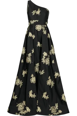 Marchesa Notte Vestido de fiesta con bordado floral