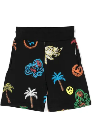 BARROW Shorts con ilustración estampada