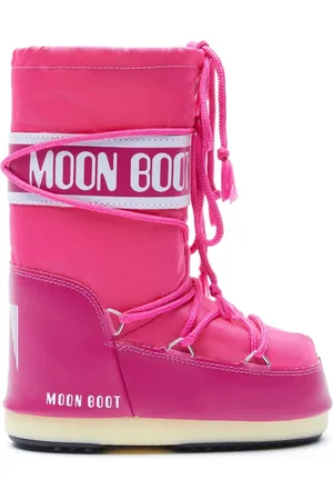 Moon Boot Botas para nieve con agujetas y logo