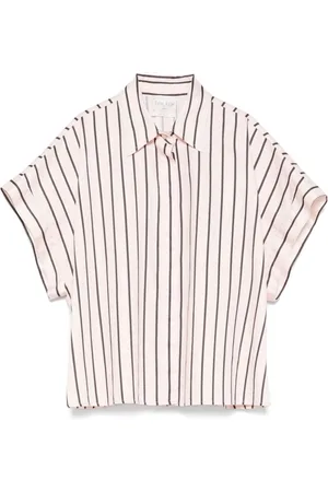 FORTE FORTE Camisa con rayas estampadas