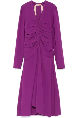 Nº21 Vestido midi en crepé