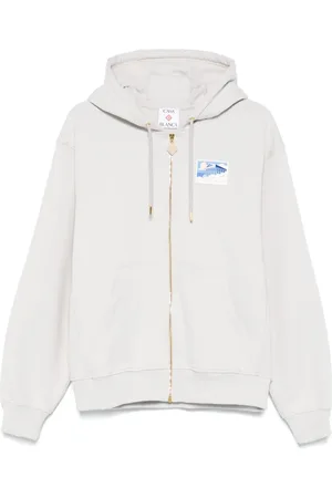 Casablanca Hoodie con parche del logo