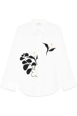 FORTE FORTE Camisa con aplique floral