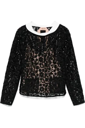 Nº21 Blusa con encaje floral
